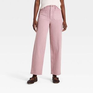 Women's High-Rise Sailor Straight Jeans - Universal Thread Mauve 2